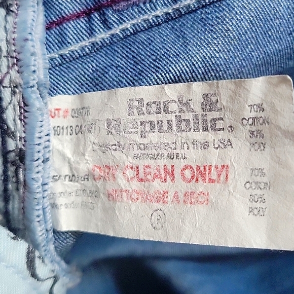 Rock and Republic Kasandra Rhinestone Jeans - Picture 9 of 9